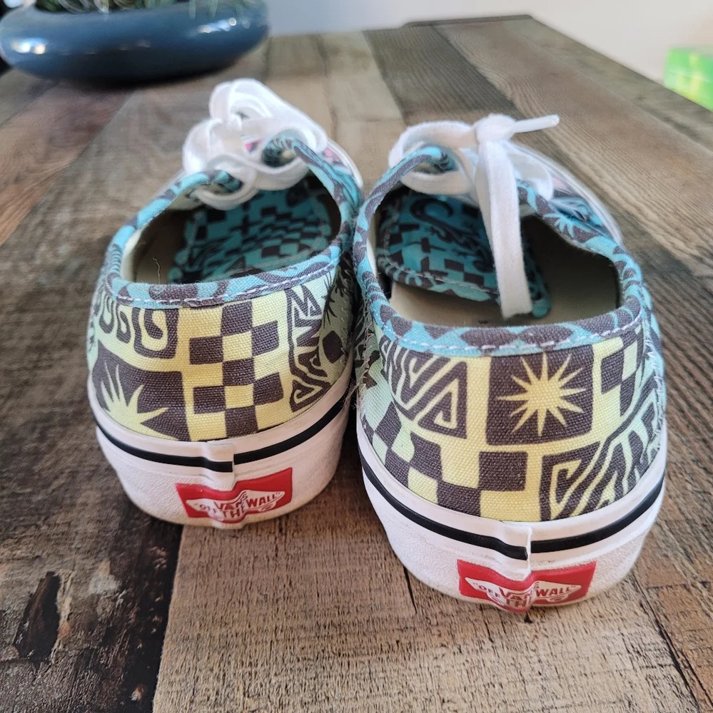 Vans Multicolor Ombre Retro Women's Shoes, Size 8 - Picture 5 of 8